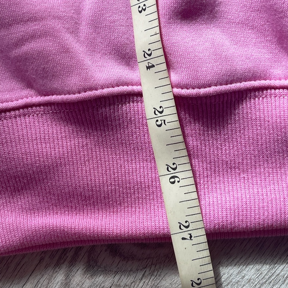 ZENANA Pink “Midwest" Printed Fleece Round Neck Sweatshirts Size Small M & L NWT - Picture 6 of 8